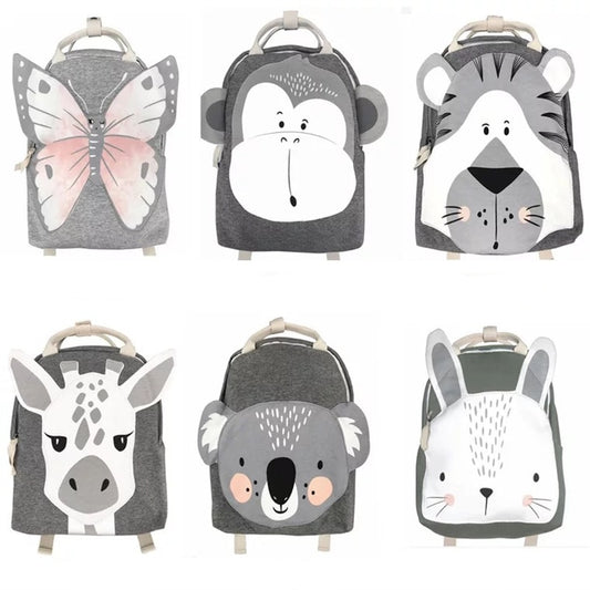 Cute Toddler/Kindergarten/Kids Animal  Backpack-(Koala, Lion,Giraffe,monkey, elephant, tiger,butterfly