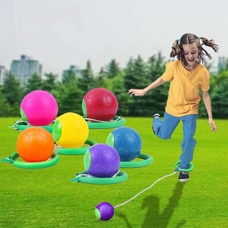 Kids Fitness- Exercise Jumping football (Skip Ball)