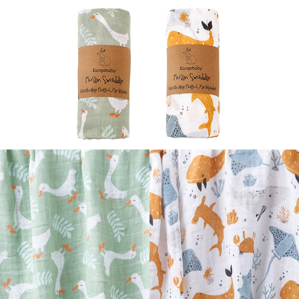 Soft Baby Muslims/Baby Swaddle blanket-(over 10 Styles to choose from)