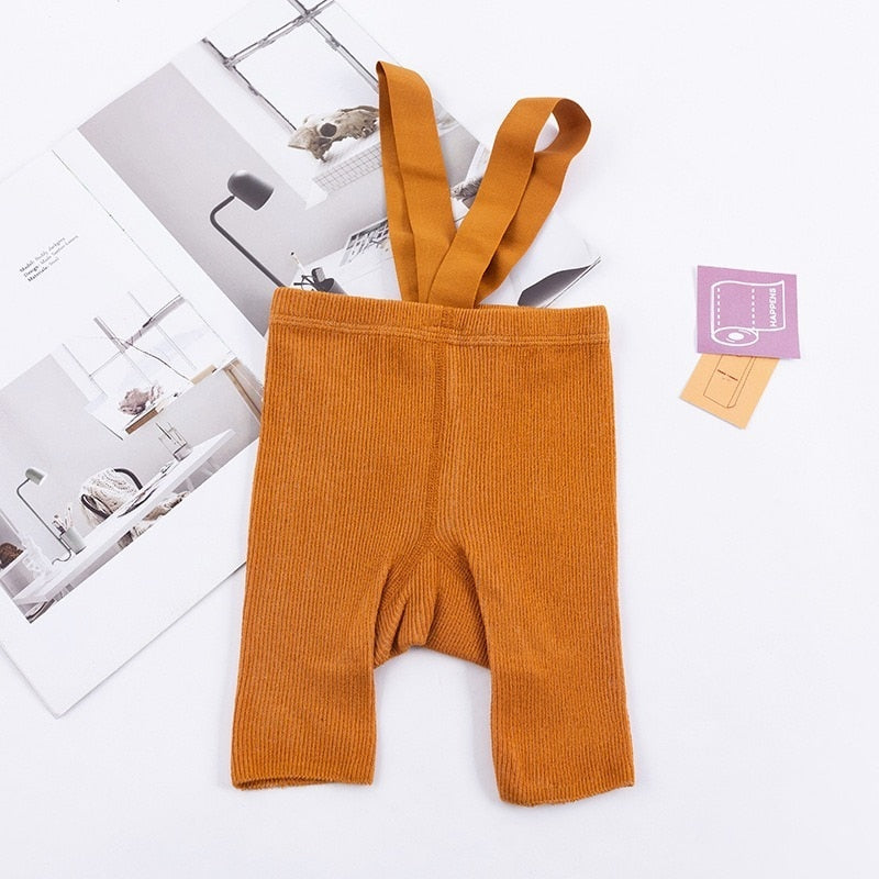 Unisex Cotton Baby/toddler suspender Tights