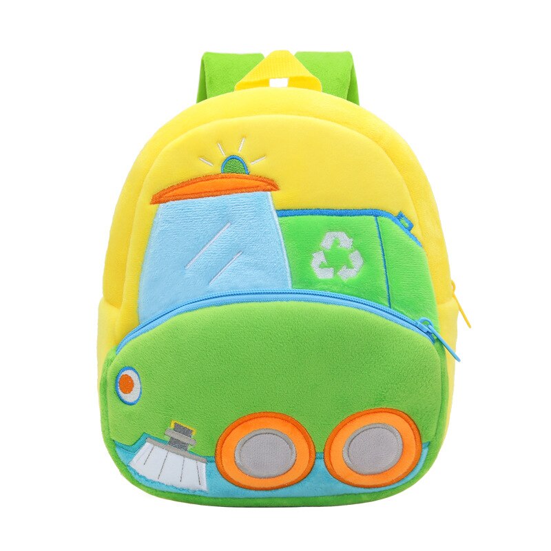 3D Construction Themed kids/ pre-school/ kindergarten backpack (excavator)12 styles to choose from