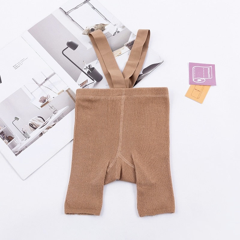 Unisex Cotton Baby/toddler suspender Tights