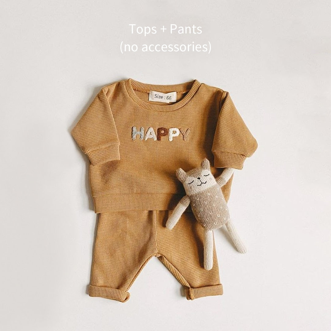 Baby/Toddler Natural Cotton -Full Outfit (4x styles to choose from) Size 3months-3years)