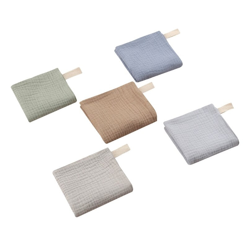 5PCS 100% Cotton Baby Face Towels