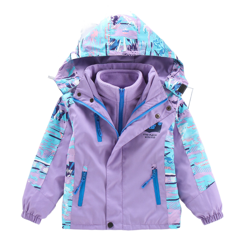 The Mum Shop AU- 2PCS Girls Thick Winter Jacket (Available in 2x Colors) 7x sizes to choose from
