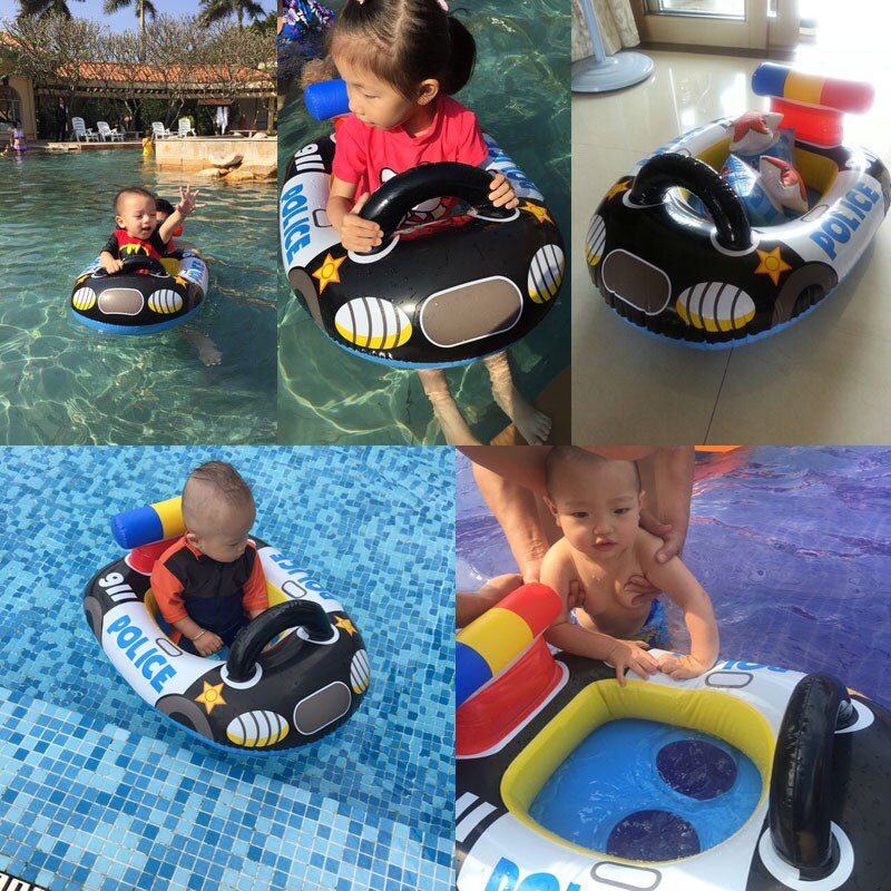 Cute Boys Pool Float (Excavator, Police car, Dozer, Firetruck)