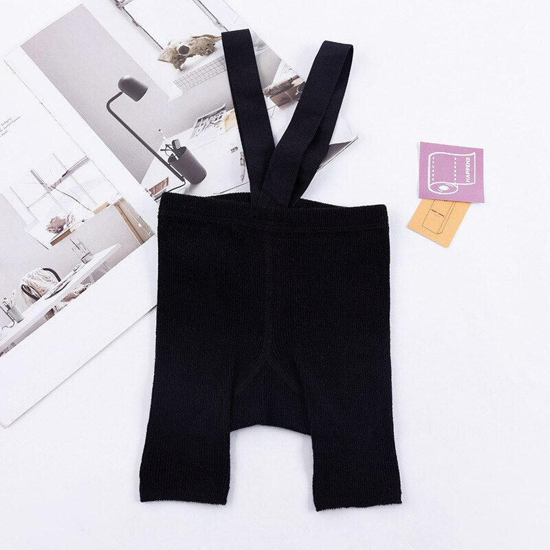 Unisex Cotton Baby/toddler suspender Tights