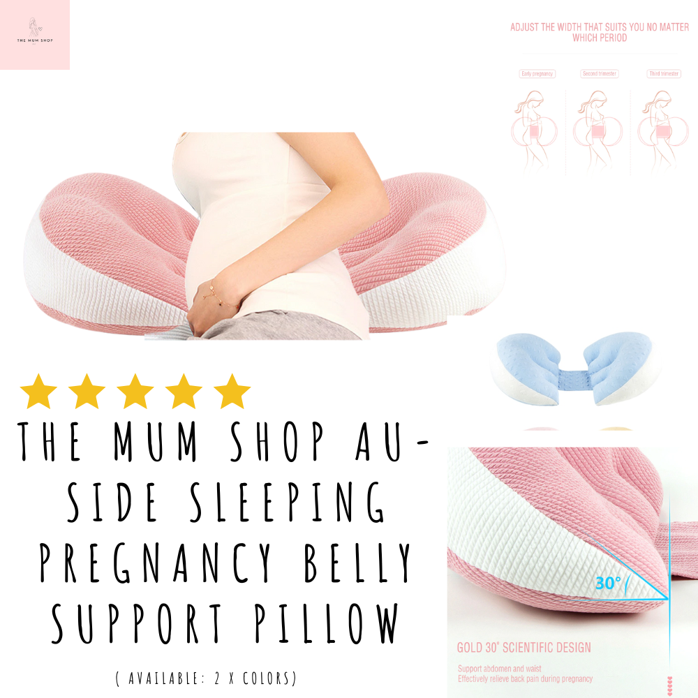 The Mum Shop Au-Side Sleeping Pregnancy Belly Support Pillow