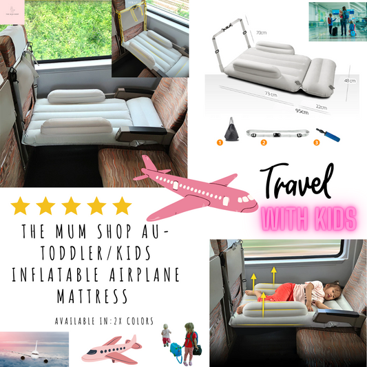 The Mum Shop AU-Toddler/Kids Inflatable Airplane Mattress
