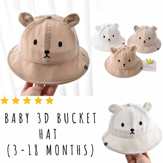 Baby 3D Bucket Hat (3-18 months)