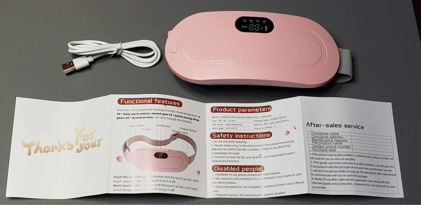 The Mum Shop AU-Postpartum/Menstrual Pain Relieve Massaging Heating Belt