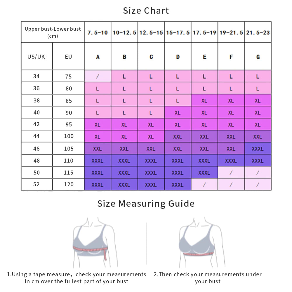 Wide Shoulder Breastfeeding Bra-7x colors to choose from -sizes M-XXL