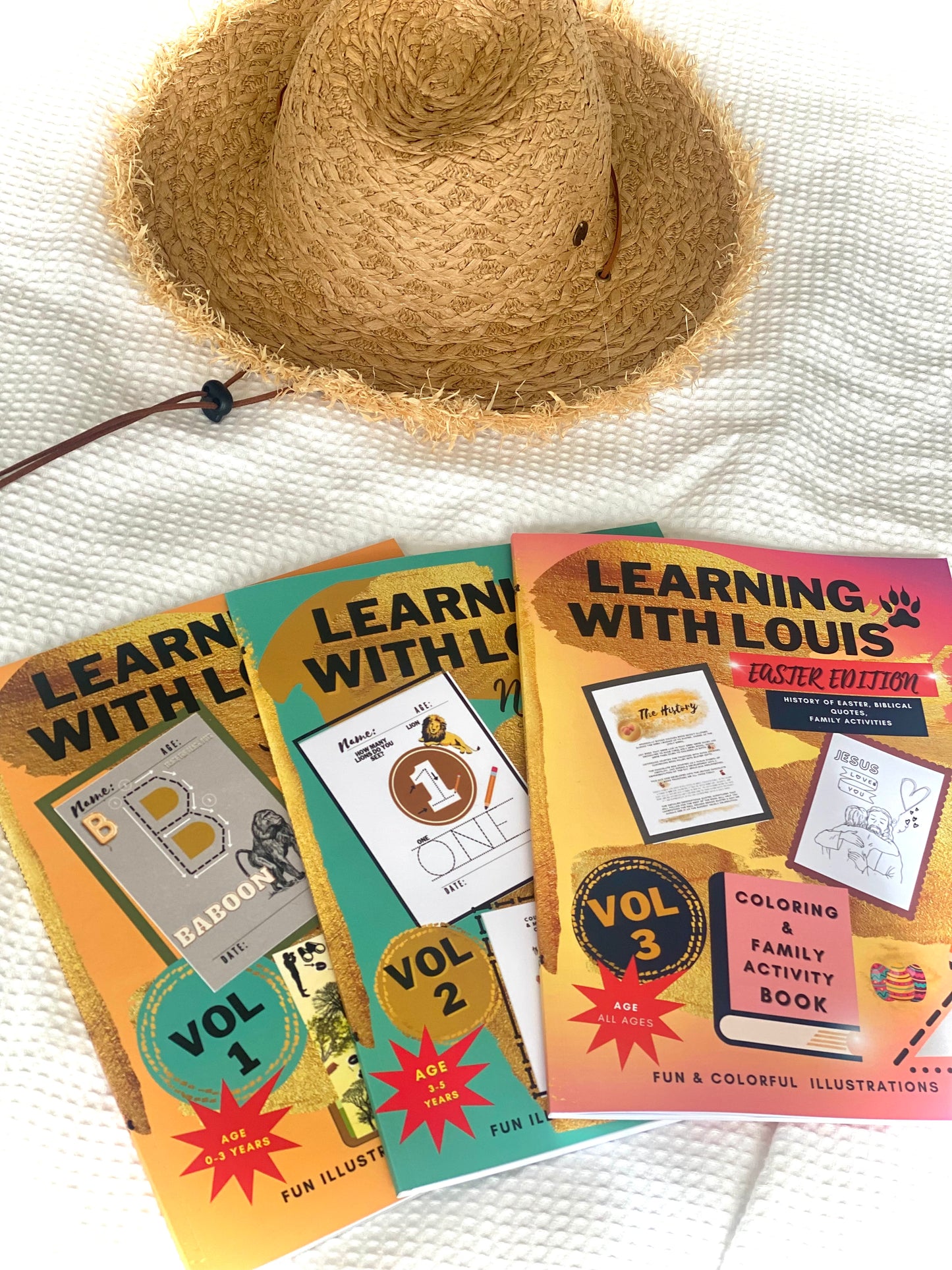Learning With Louis Vol3- Easter Edition -The Real Story Behind Easter: Easter Family Activity and coloring Book