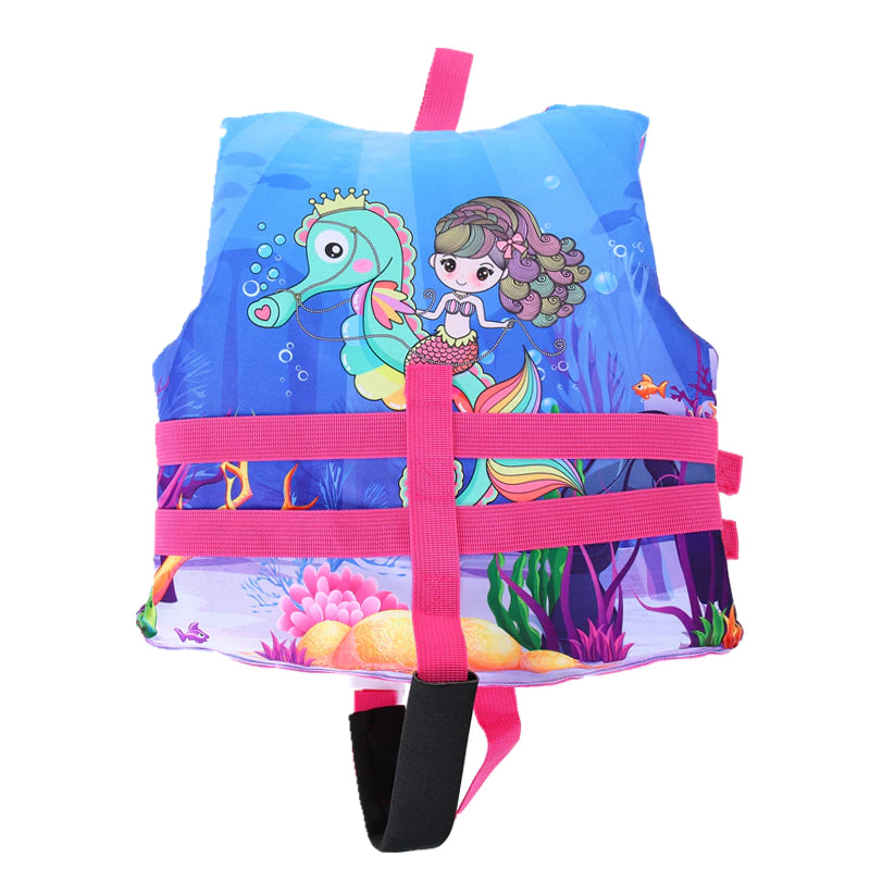 Kids water safety Floating Vest with safety strap between legs