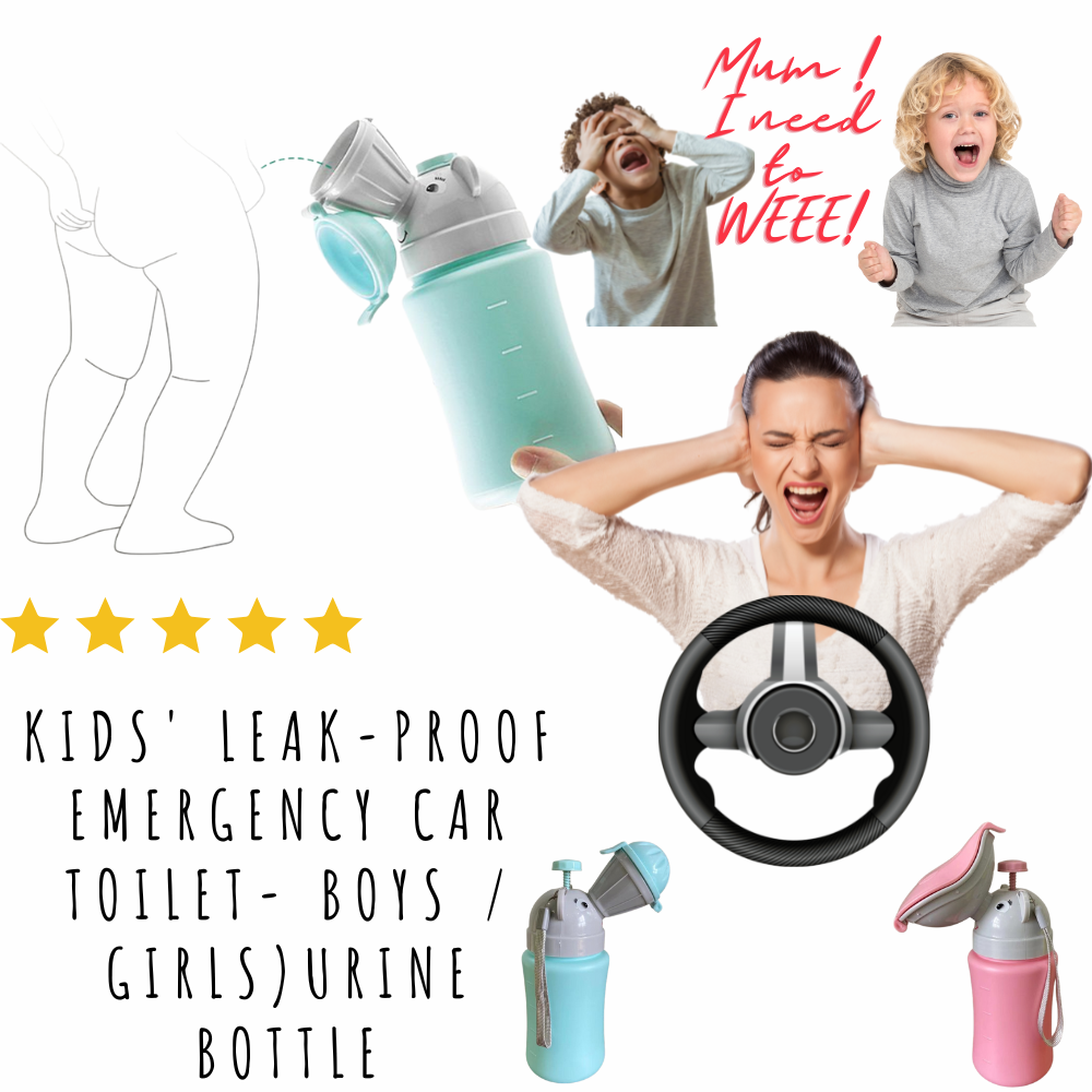 Kids Leak-Proof Emergency Car Toilet (Sizes : Boys / Girls)Urine bottle