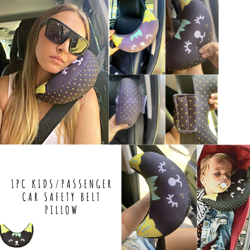 1PC Kids/Passenger Car Safety Belt neck Support Pillow