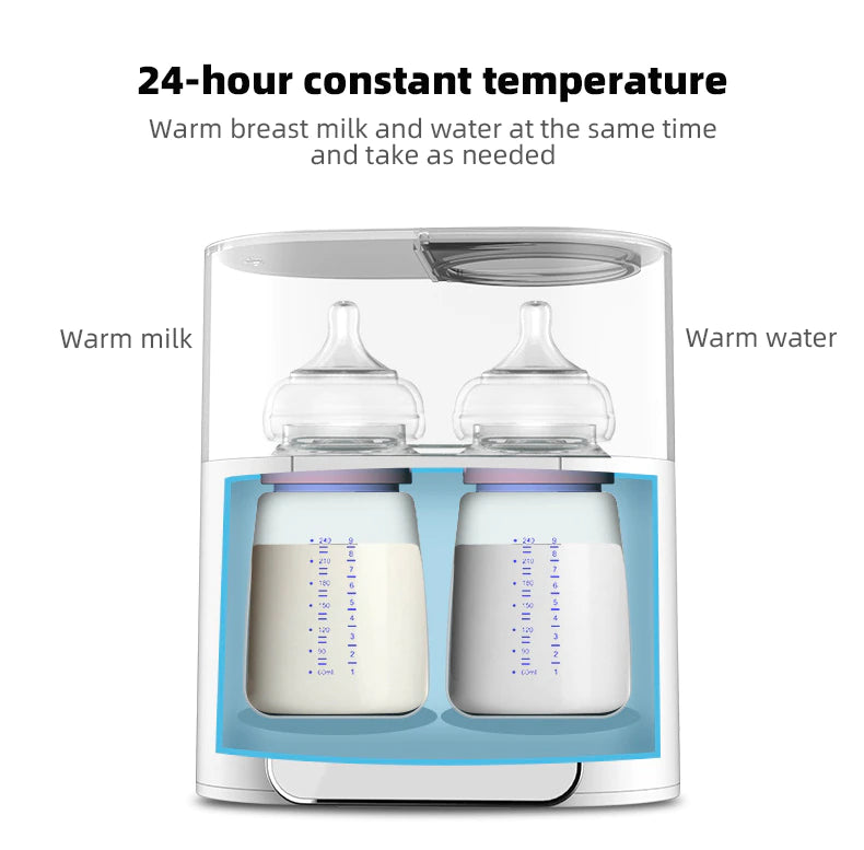 All-in-1 Electric Baby Bottle Warmer/Sterilizer( BPA Free ) 3 colors to choose from
