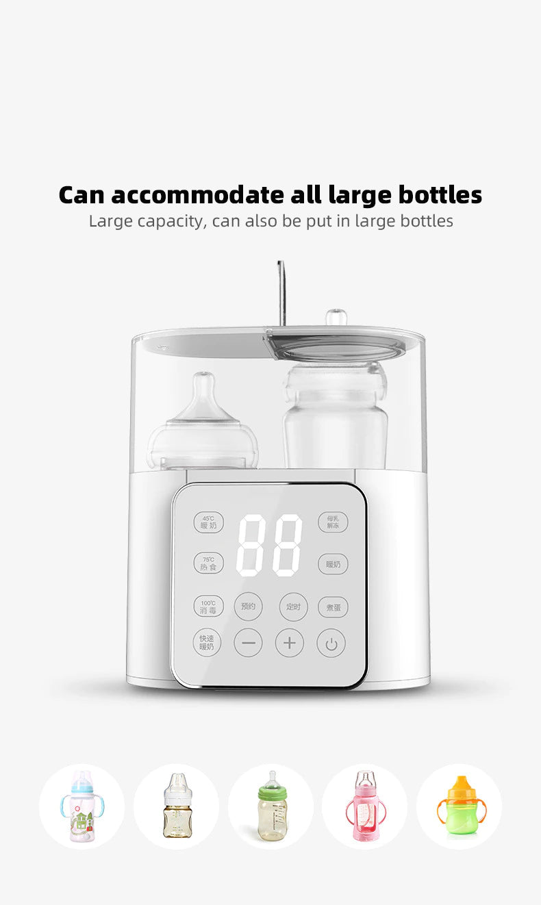 All-in-1 Electric Baby Bottle Warmer/Sterilizer( BPA Free ) 3 colors to choose from